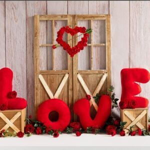 Kate backdrops 7x5 LOVE backdrop